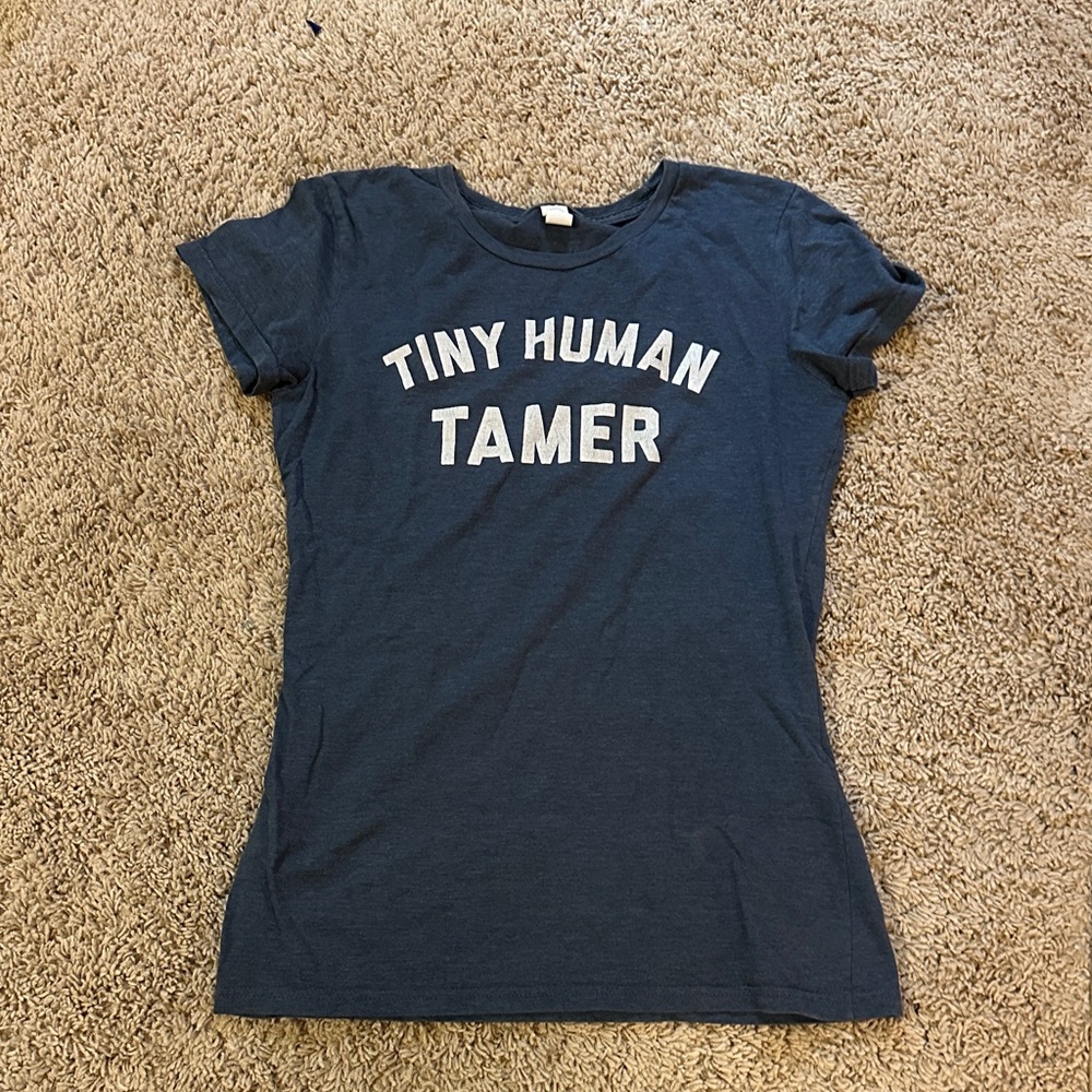 Blue Graphic Tee - Tiny Human Tamer